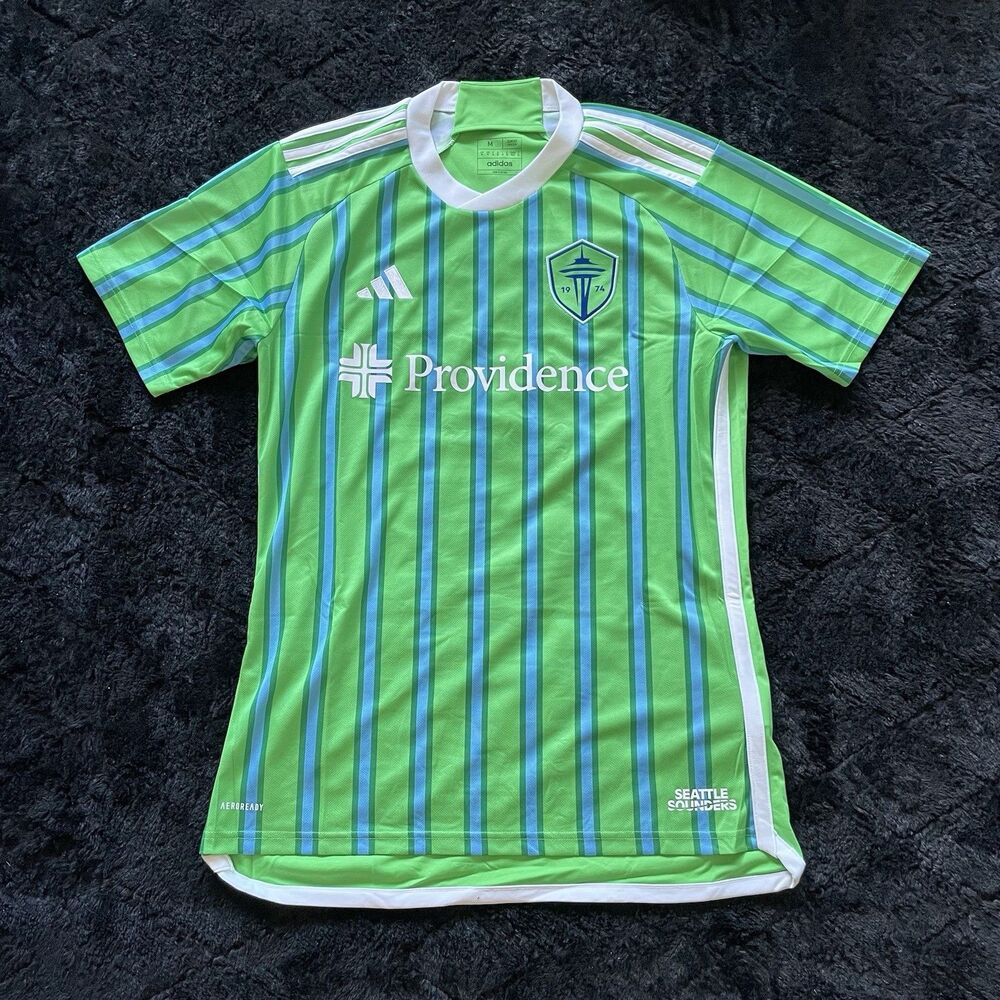 Adidas MLS Seattle Sounders Home Soccer Jersey HZ6187 Men’s Medium